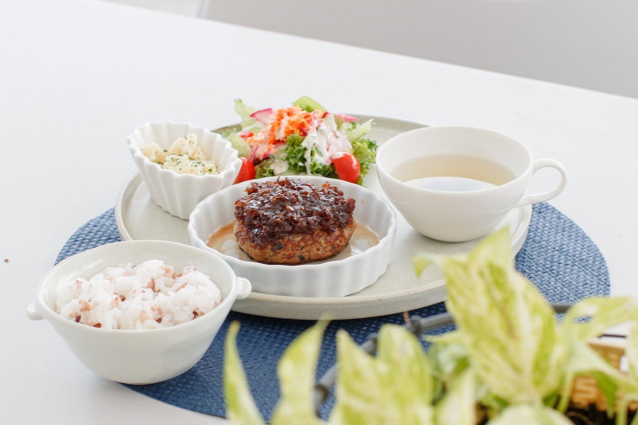 ワンプレートランチハンバーグ